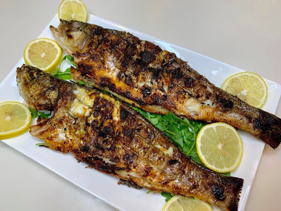 Mediterranean Whole Grilled Branzino Recipe