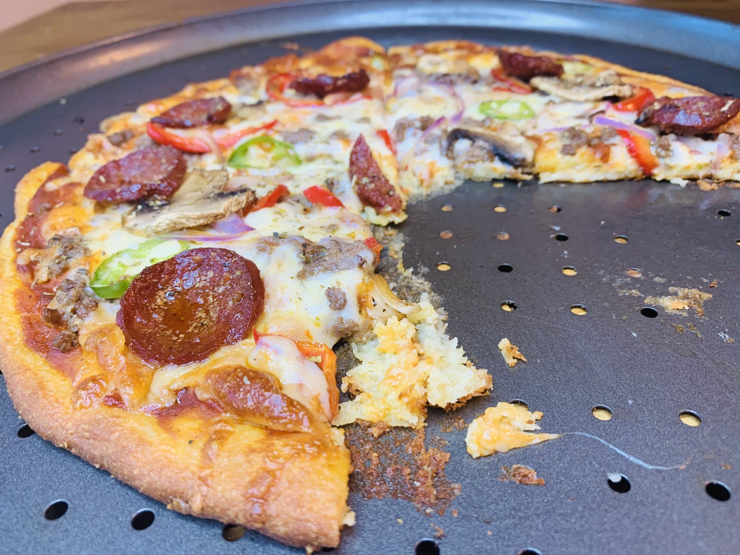 Low Carb Keto Pizza Crust Recipe (7 Step)
