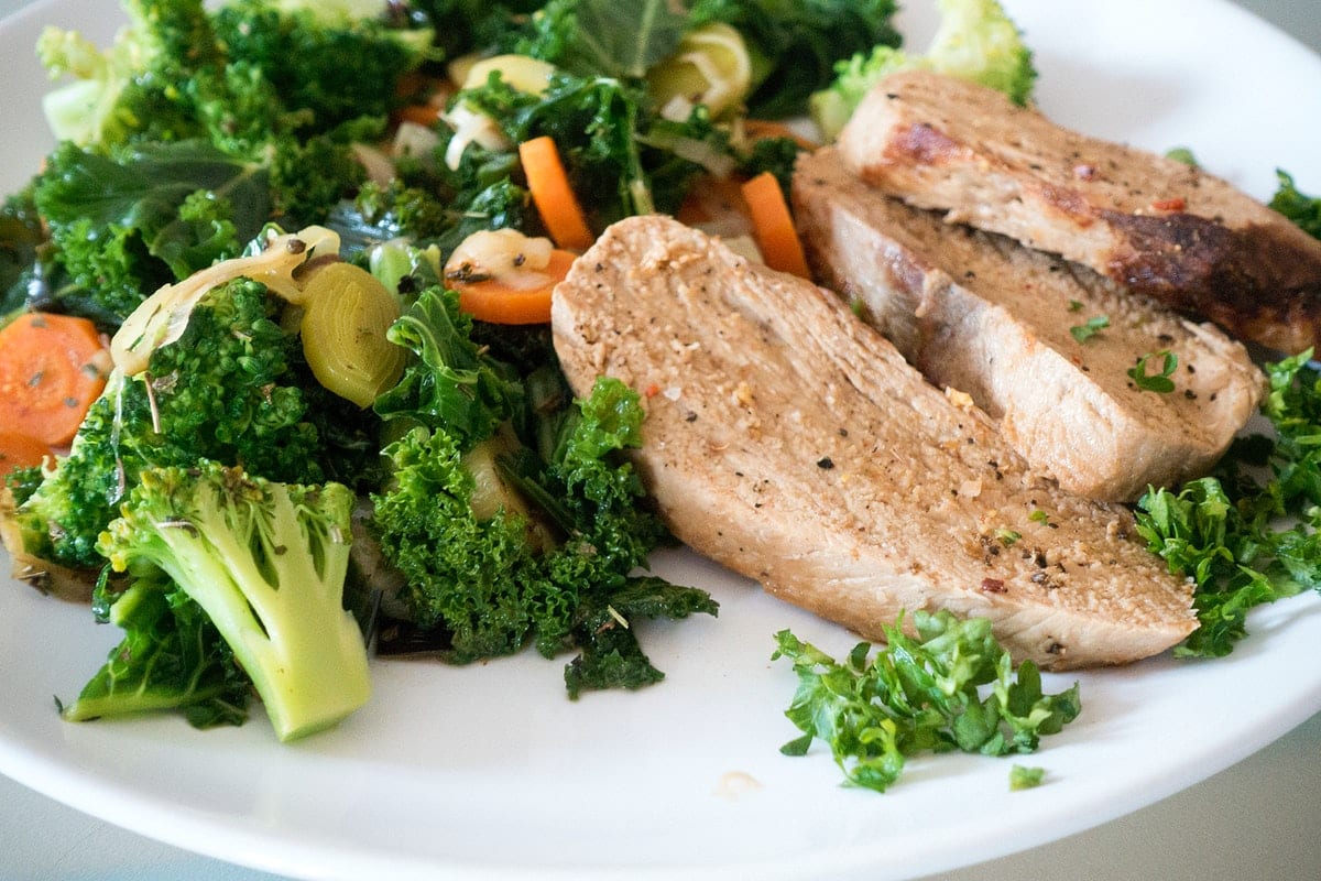 Baked Chicken and Vegetables Recipe (BRAT Diet Dinner)