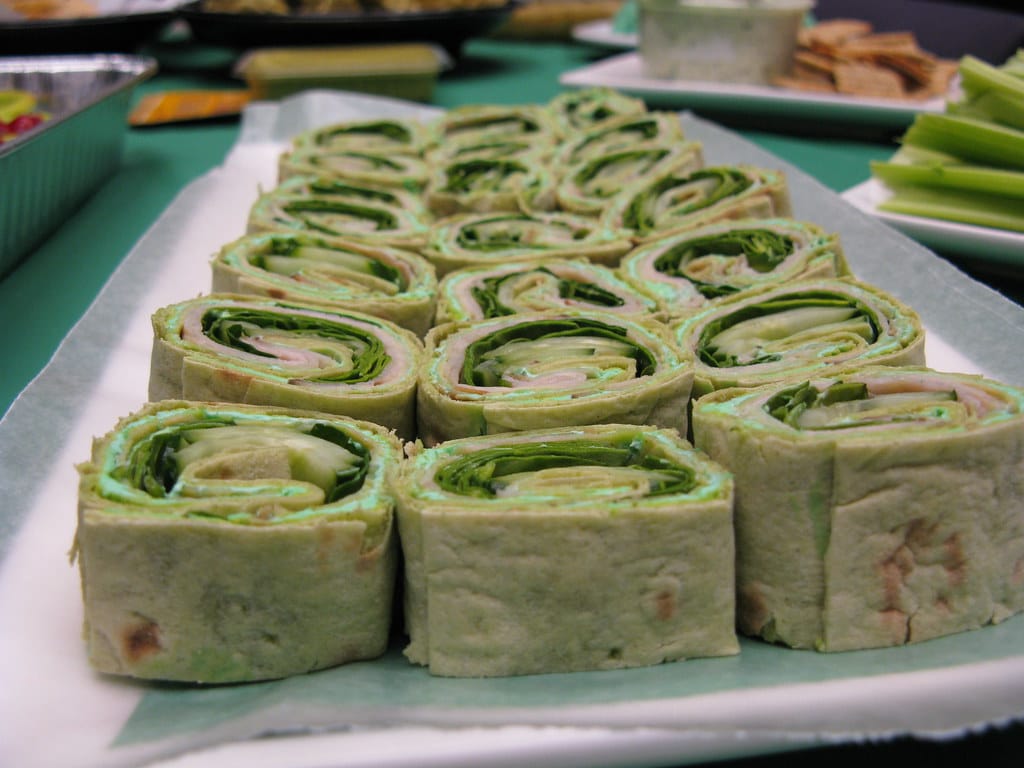 Spinach goat cheese wrap Spinach goat cheese wrap
