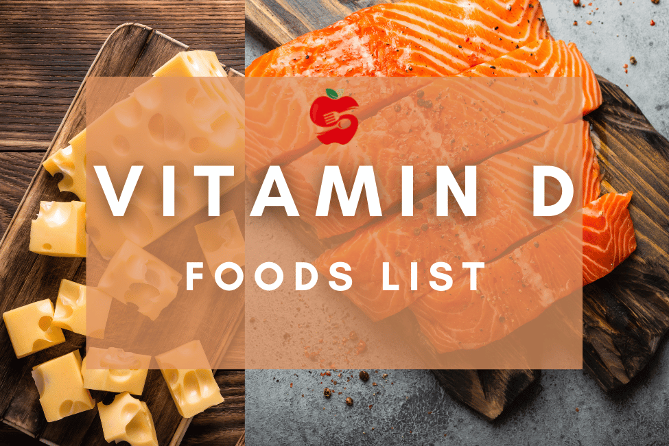 Vitamin D Foods List (7 Day, Printable)