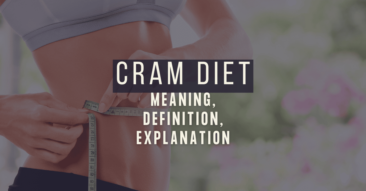 CRAM Diet Plan With Food List | Digestive Recovery Diet