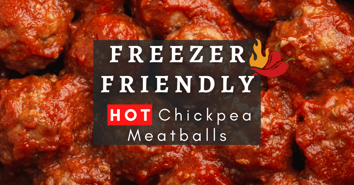 Baked Vegan Chickpea Meatballs Recipe | No Breadcrumbs & Low Fat