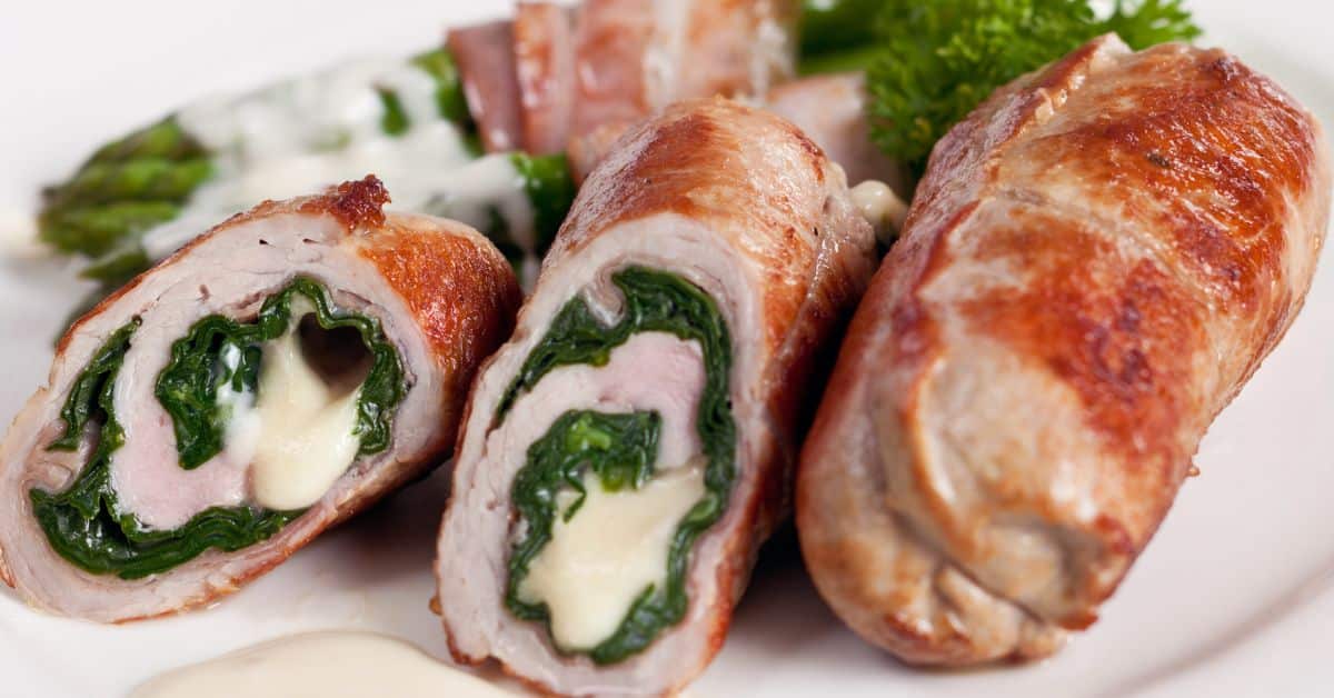 Keto Ham and Cheese Roll Ups No Bread | Crispy Outside, Creamy Inside