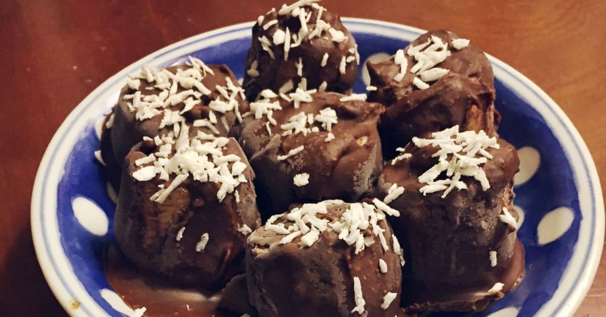 Keto Peanut Butter Balls | Rich Chocolate Flavor