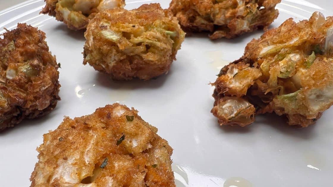 500-Calorie Vegetarian Fried Cabbage Meatballs