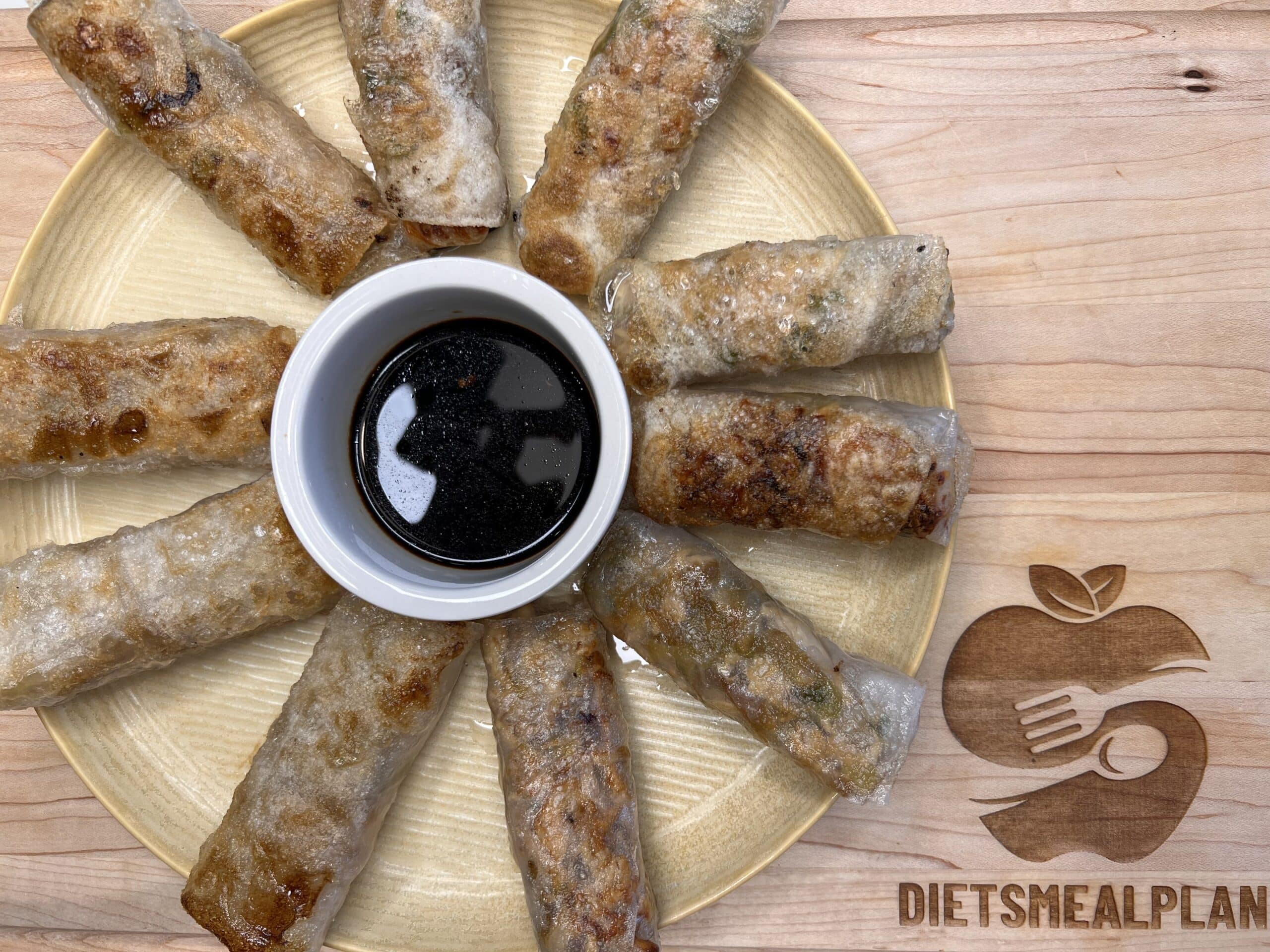 Gluten Free Chicken Rice Paper Rolls